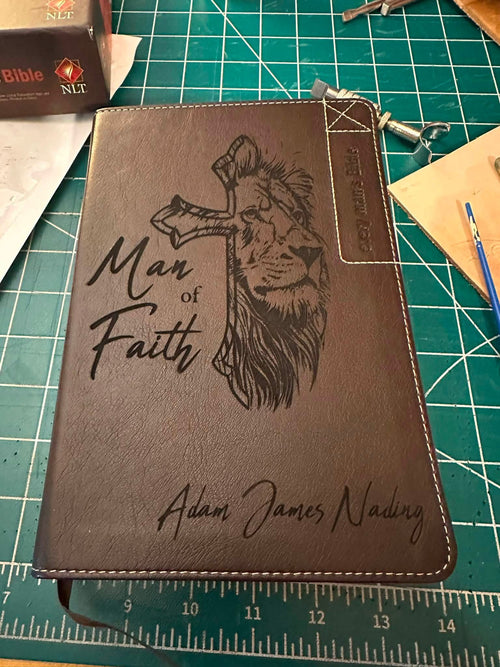 Bible Laser Engraving — Customer Bible Provided