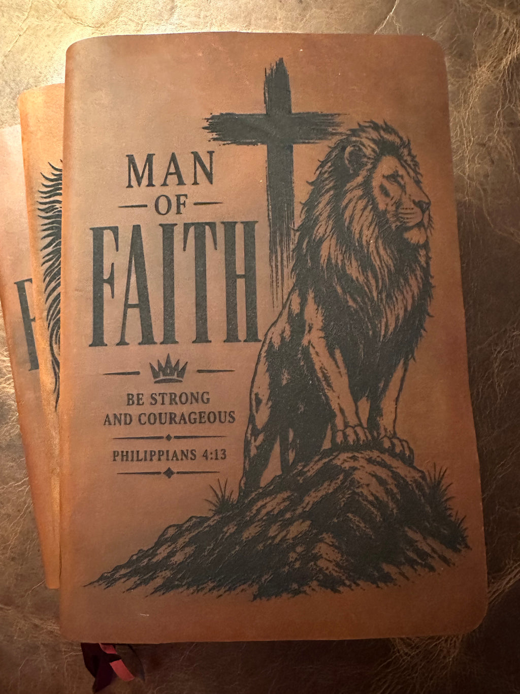 Custom Leather Bible — Bible Included