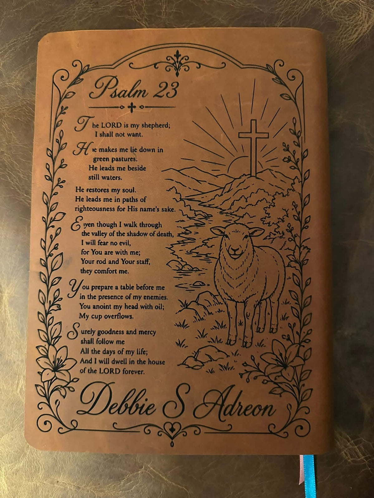 Custom Leather Bible — Bible Included