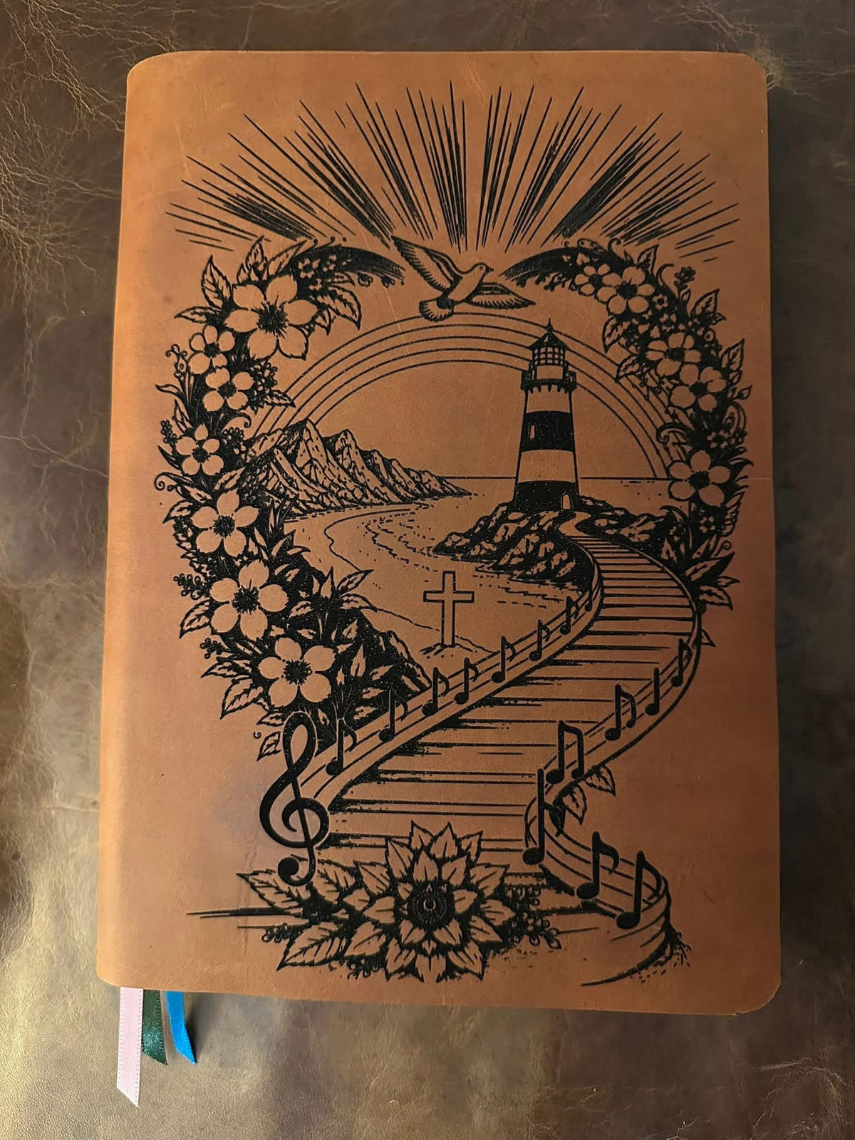 Custom Leather Bible — Bible Included